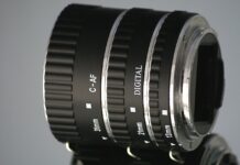 Zwischenringe für Makroaufnahmen