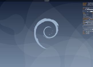 Conky auf der GNOME Shell Systemmonitor Conky