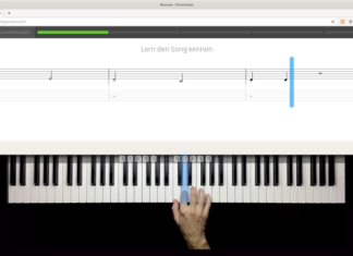 Mit Skoove online Klavierspielen lernen