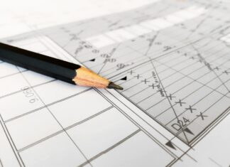QCAD im Straßenbau plan, to build, draw