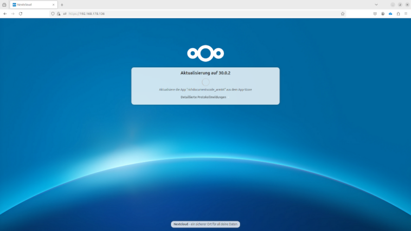 Nextcloud - Upgrade auf Version 30.0.2