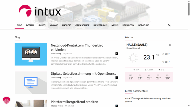 Raspberry Pi – Kiosk-Webseitendarstellung