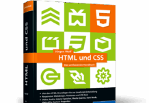 HTML und CSS: Das umfassende Handbuch Buch-Cover „HTML und CSS: Das umfassende Handbuch“