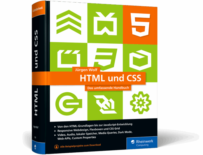 Das ultimative Nachschlagewerk rund um HTML und CSS Buch-Cover „HTML und CSS: Das umfassende Handbuch“
