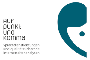 Logo Auf Punkt und Komma